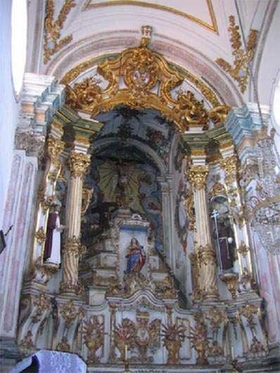 Capela mor e altar-mor da igreja da Ordem Terceira de