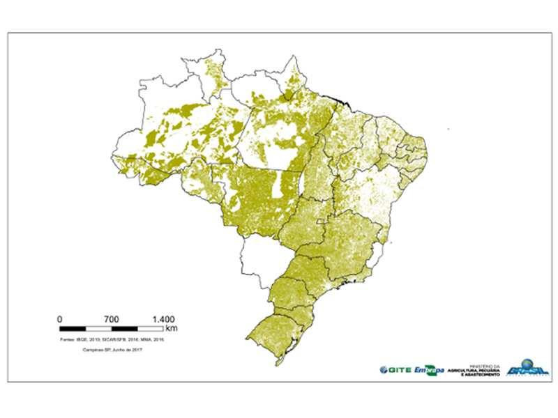 produtivas. As atividades da agropecuária são um exemplo de como estes conceitos de atribuição, ocupação e uso das terras tem sobreposições e interseções.