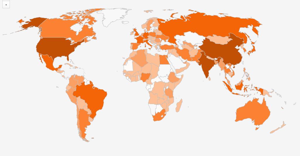 A Pegada Ecológica no Mundo