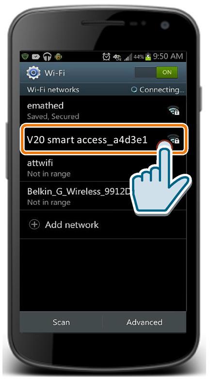 Para Android e ios (em tablets/smartphones) Entre na janela de configurações Wi-Fi de seu tablet ou smartphone, selecione a rede alvo e insira sua senha wireless para iniciar a conexão. 6.2.