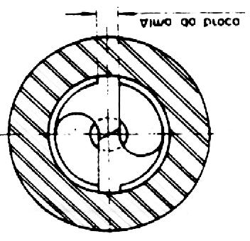 4. Fixe a broca helicoidal.