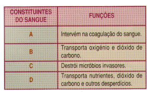 No organismo humano circula sangue arterial e sangue venoso.