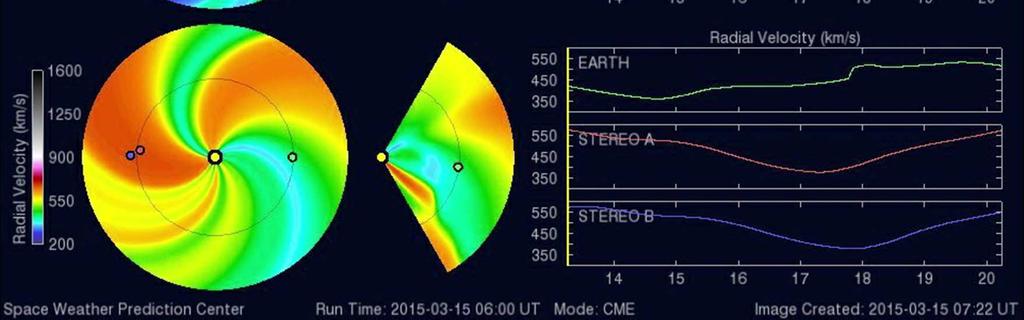 Earth-directed coronal mass ejections (CMEs) that cause geomagnetic storms.