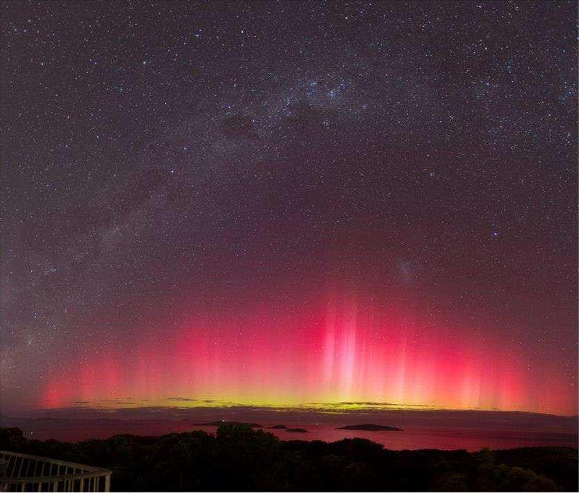 Patrick's Day Auroras" at Donnelly Creek, Alaska on March 17, 2015.