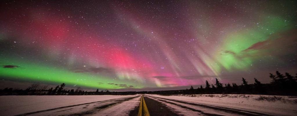 southern lights which were a result of the largest space weather storm for the