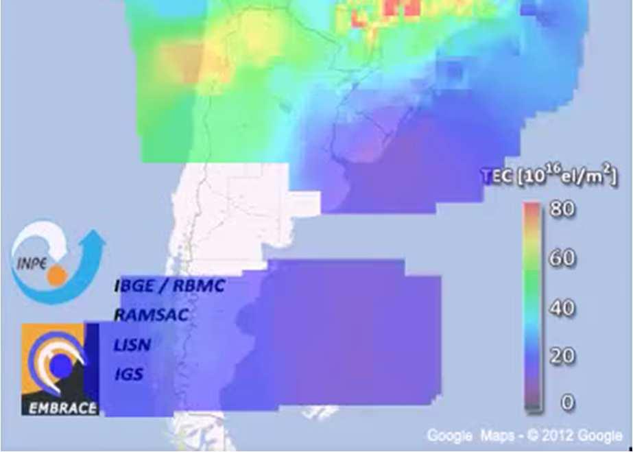 on the GNSS signal received from more that 150 GNSS receptors