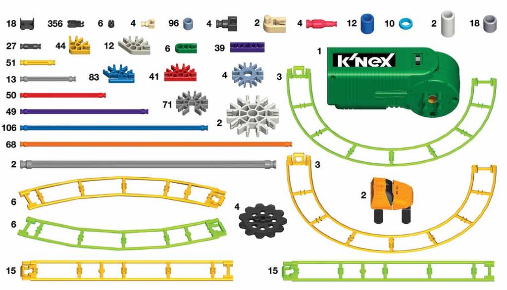 (EN) Parts List Before you start building, be sure to compare the parts in your set with the parts list here. If anything is missing, call or write to us using the information on the back cover.