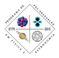 EDITAL DE SELEÇÃO PARA O PROGRAMA DE PÓS-GRADUAÇÃO EM FÍSICA E ASTRONOMIA (PPGFA) www.ppgfa.ct.utfpr.edu.br Programa recomendado pela CAPES, nível Mestrado, em março de 2016.