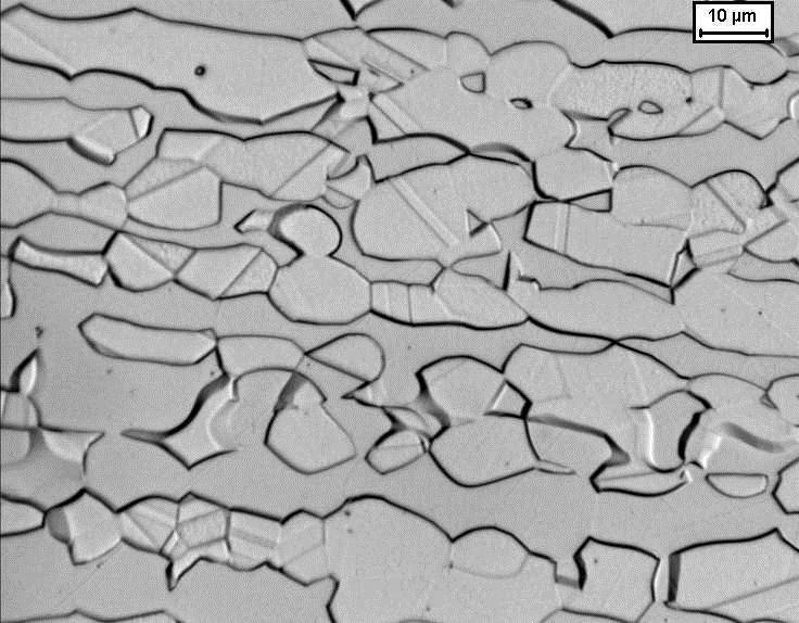 28 5 RESULTADOS 5.1 Micrografias das amostras solubilizadas As figuras abaixo, 19 a 22, foram obtidas através do microscópio LEICA DMLM após ataque com ácido oxálico.