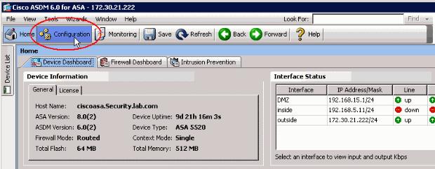 2. Clique o Firewall na