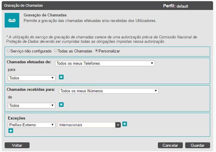 3. FUNCIONALIDADE DE UTILIZADOR Perfil de utilizador: 4.