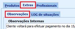 Botão direito do mouse na grade: Clicando com o botão direito na grade, poderá escolher algumas opções.