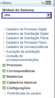 3 O sistema O SPA Sistema de Processos Administrativos gerencia processos administrativos, correspondências e ofícios da instituição, incluindo suas tramitações,