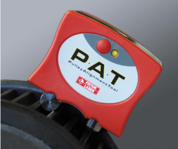 Fixturlaser PAT - a solução final para todas as suas necessidades de alinhamento de polias! Com o Fixturlaser PAT, você nunca terá dúvidas se as suas correias de transmissão estão alinhadas ou não.
