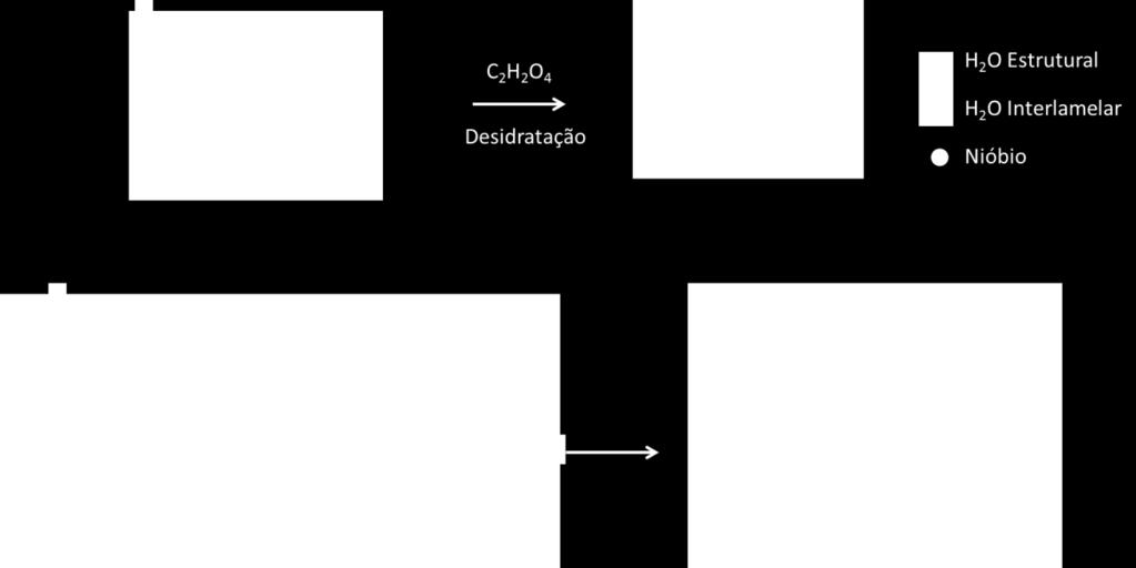 ácido oxálico. Figura 11. Esquema do papel do ácido oxálico no processo de desidratação do catalisador. Adaptado de Li (LI et al., 2011).