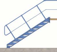 função do número de degraus, da largura da escada (as medidas padrão são