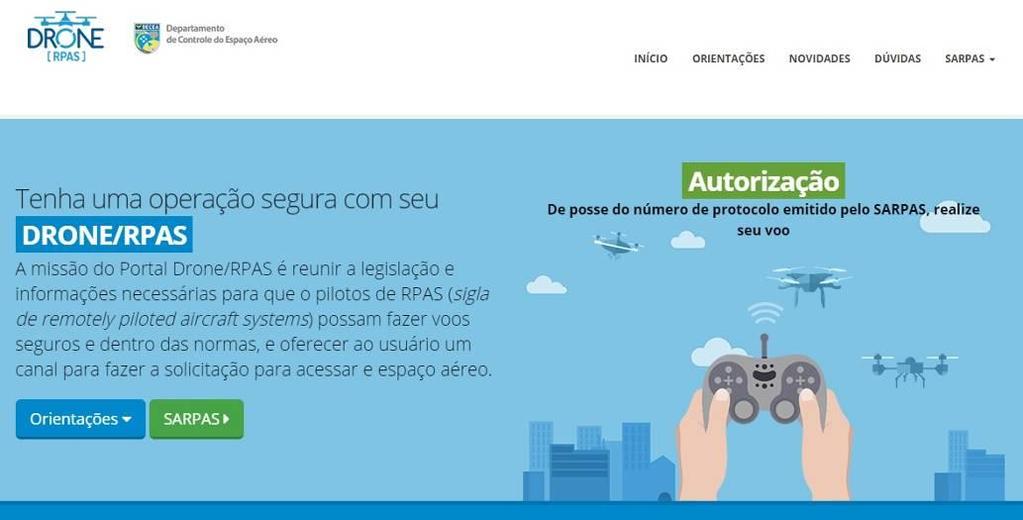 8 4.0 - REGULAMENTAÇÃO Para a utilização do DRONE, seja para recreação ou para atividade profissional, deverá ser requerida junto ao DECEA (Departamento de Controle do Espaço Aéreo), órgão ligado ao