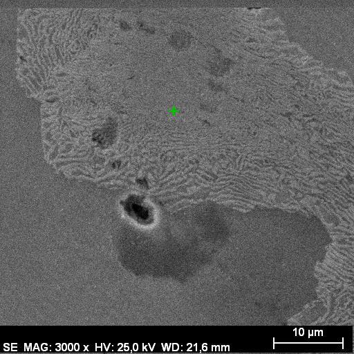 69 Figura 41 Micrografia MEV-Liga 1 fundida-técnica EDS.