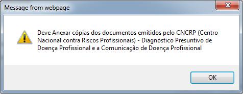 Ainda neste ecrã de Acidente/Doença se o utilizador selecionar a opção de Acidente de Viação de responsabilidade de terceiro os seguintes campos ficam igualmente disponíveis para preenchimento: