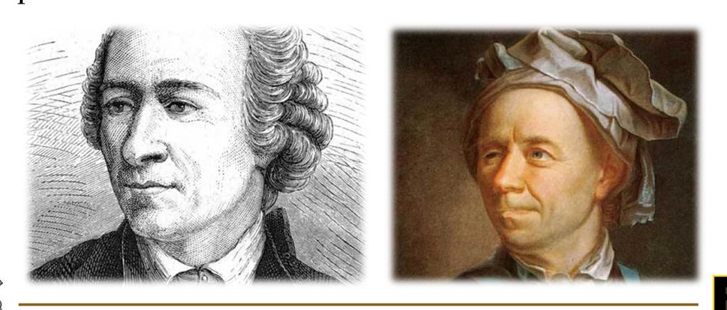 O Início Com o artigo de Leonhard Euler (1707 1783)