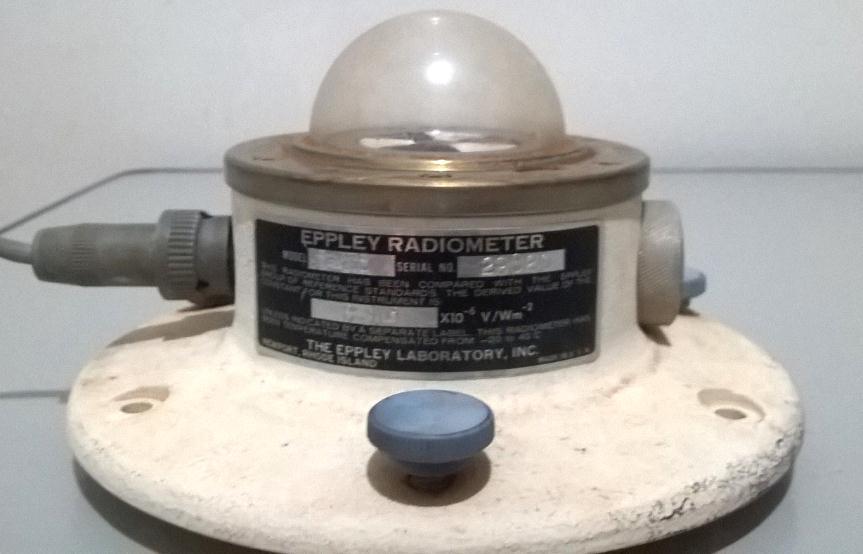 24 Figura 10. Sensor de Radiação Global (piranômetro) EPPLEY PSP Fonte: Elaborada pelo autor 3.2.4 Medidor de vazão O medidor de vazão utilizado foi do
