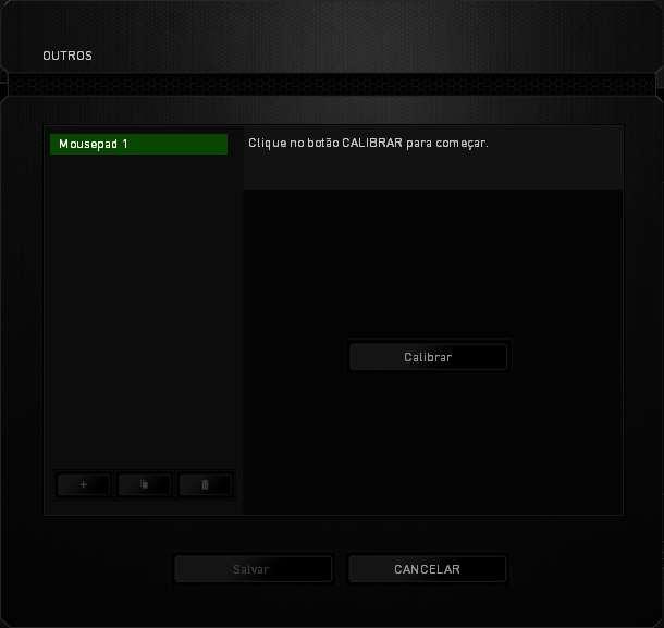 Neste submenu, você pode ajustar manualmente o Sensor de precisão Razer para que se adapte à sua superfície.