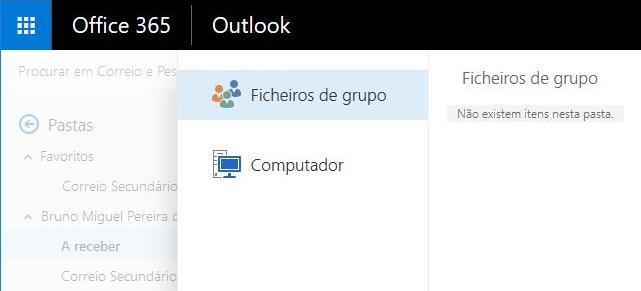 Anexar ficheiros Pode anexar ficheiros do seu computador, do seu OneDrive a mensagens de e-mail para os partilhar com outras pessoas. Também pode incorporar imagens nas suas mensagens.