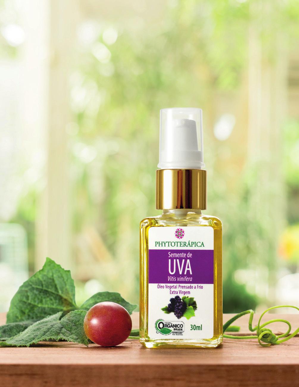 Óleo Vegetal Orgânico Produzido com 100% de uvas bordeaux Rico em Vitamina E Alto índice de recuperação da pele Este catálogo pertence a: