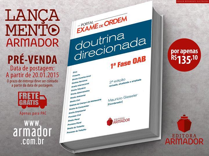 8 Esse tipo de abordagem, até onde me consta, inédita, visa oferecer ao estudante um direcionamento objetivo dentro do processo de preparação.