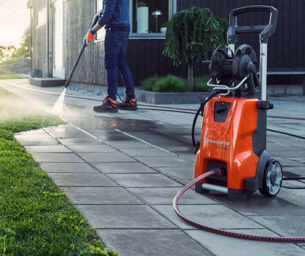 nova gama de lavadoras de alta pressão Múltiplas aplicações desde 169 MAIS LIMPEZA COM MENOS ÁGUA Para qualquer trabalho de limpeza em casa ou no jardim, o