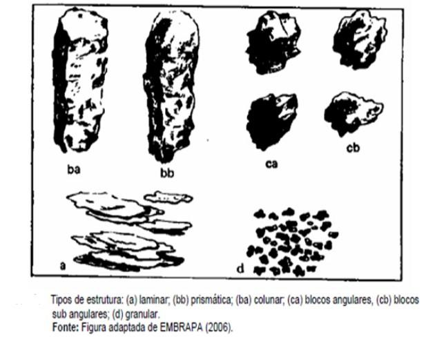 Principais características utilizadas para classificar o solo Estrutura