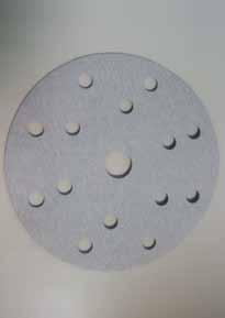 30 25 Abrasivo: Óxido de aluminio con capa de estearato anti-embozante.