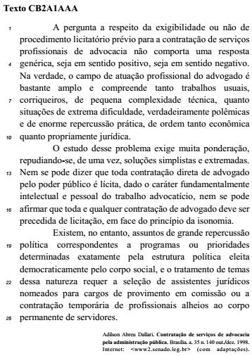 TEXTO CB2A1AAA 4. No trecho tanto trabalhos (...) prática (l.