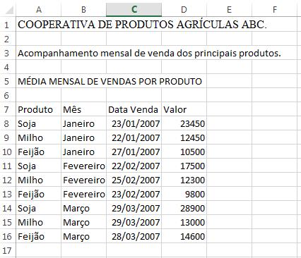 Objetivo: Nesta lição criaremos a planilha Modulo 1 - Lição 9.xlsx e salvaremos a planilha na pasta Documentos\Exemplos Livro de Excel 2013 Básico e Intermediário\Exercícios\Modulo1.