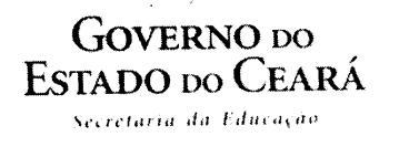 Estadual de Ensino EDITAL Nº 001/2012 GAB-SEDUC/CE Professor de Área Específica Sociologia