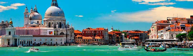 Veneza Gira Mediterrânea: 9,, ou 5 Dias Visitando: Veneza / Pádua / Florença / Roma / Piza / Costa Azul / Barcelona / Zaragoza / Madri / Mérida / Sevilha / Córdoba / Granada Saídas 08 / 09 A VENEZA: