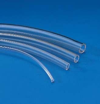 65 +/- 5 Flexible and transparent hoses manufactured in atoxic material. Suitable as components for medical devices, industrial and hospital products. DEHP free. Temperature: -15 C/+60 C.