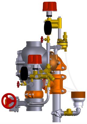 TESTES DE ALARME DE NÍVEL DE ÁGUA E DE POUCO AR OBRIGATÓRIOS Realize os testes de alarme de nível de água e de pouco ar com a frequência exigida pelo código NFPA-25 em vigor.