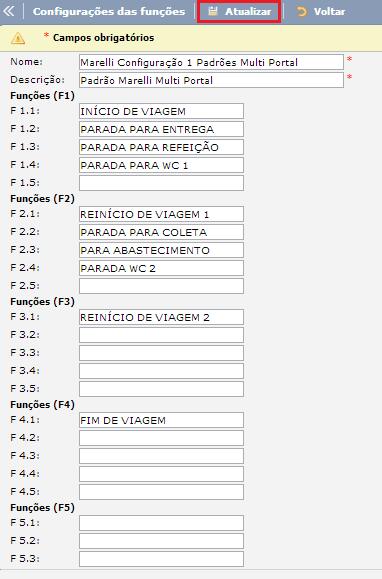 Editar o registro: Esta ação é destinada para efetuar alterações no cadastro.