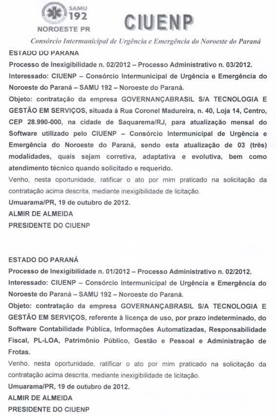 PREFEITURA MUNICIPAL DE ICARAÍMA DECRETO Nº 2138/2012 SÚMULA: Autoriza abrtura d Créditos suplmntar por anulação d dotação dá outras providências.