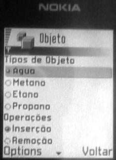 (Figura 4). Esta interface permite escolher um determinado ambiente para inserção, remoção e manipulação de objetos pré-determinados para a área (Figura 5).