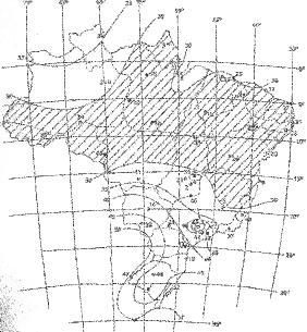 41 Figura 17- Gráfico das Isopletas da Velocidade Básica do Vento (m/s).