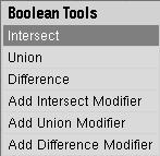 5.5 Modificadores - Booleans O menu Boolean (W em