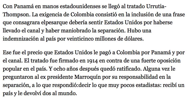 Panamá: uma criação política dos EUA na