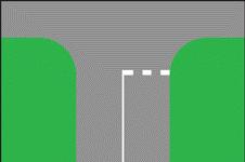 M8a - Linha de paragem STOP Consiste numa linha transversal contínua e indica o local de paragem obrigatória, imposta por outro meio de sinalização, esta