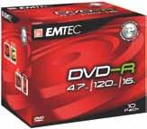 DVD'S DVDs Ideal para os meios de comunicação multimédia de arquivo (dados, música ) Ampla gama de apresentações.