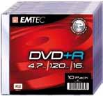 EKOVPR471016SL 4,7GB-10MIN 16x CAIXA SLIM 10 49146 DVD-R EKOVRG471016CB 4,7GB-10MIN 16x TORRE 10 Un.