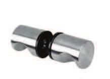 Puxadores para portas de vidro / Knobs for glass doors / Pomos para puertas de cristal.