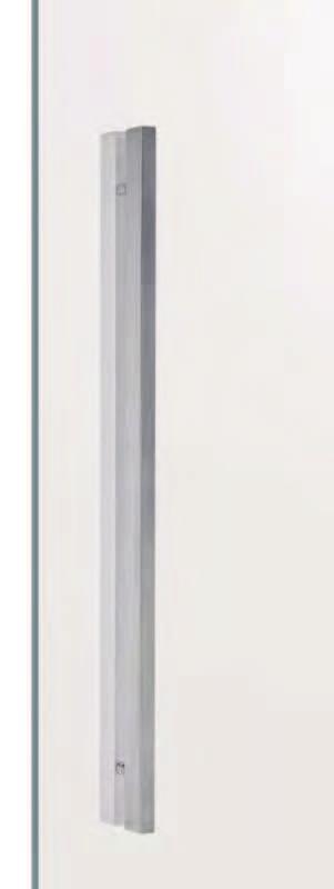 Asas para portas de vidro / Pull handles for glass doors / Manillones para puertas de cristal. F/925 IN.07.201.V.600 IN.07.201.V.1200 Material: EN 1.