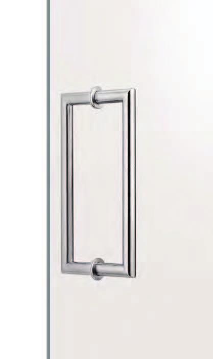 Asas para portas de vidro / Pull handles for glass doors / Manillones para puertas de